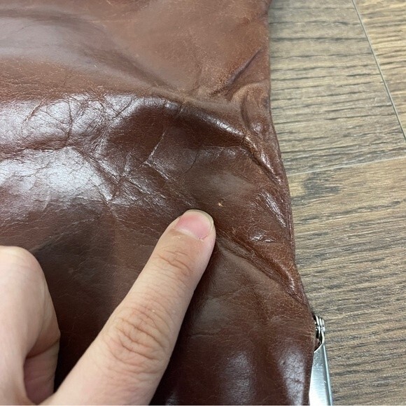 HOBO Womens Lauren Clutch Wallet Leather Floral Lining - EUC - Picture 14 of 16